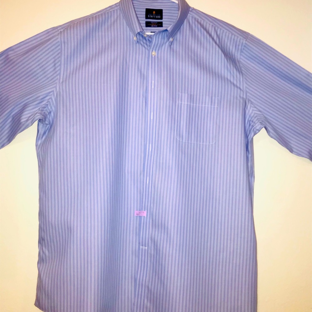 Nice Stafford Button Up Collard Shirt